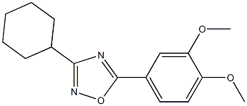  3-cyclohexyl-5-(3,4-dimethoxyphenyl)-1,2,4-oxadiazole