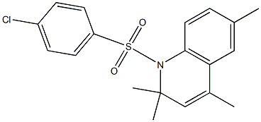  1-[(4-chlorophenyl)sulfonyl]-2,2,4,6-tetramethyl-1,2-dihydroquinoline