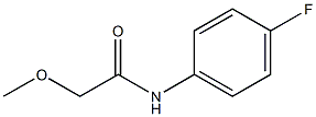 N-(4-fluorophenyl)-2-methoxyacetamide Structure