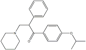  1-(4-isopropoxyphenyl)-2-phenyl-3-(1-piperidinyl)-1-propanone