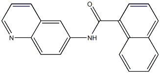 N-quinolin-6-ylnaphthalene-1-carboxamide Structure