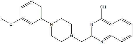 2-{[4-(3-methoxyphenyl)-1-piperazinyl]methyl}-4-quinazolinol Structure