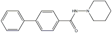 N-piperidin-1-yl[1,1'-biphenyl]-4-carboxamide Structure