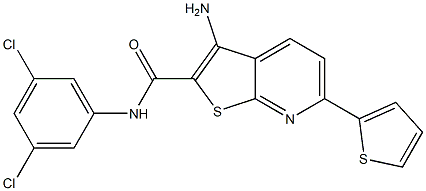 3-amino-N-(3,5-dichlorophenyl)-6-(2-thienyl)thieno[2,3-b]pyridine-2-carboxamide