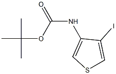 tert-butyl 4-iodo-3-thienylcarbamate Structure