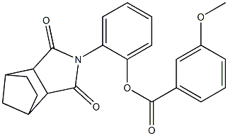 2-(3,5-dioxo-4-azatricyclo[5.2.1.0~2,6~]dec-4-yl)phenyl 3-methoxybenzoate
