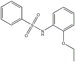 N-(2-ethoxyphenyl)benzenesulfonamide,,结构式