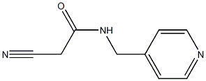 2-cyano-N-(4-pyridinylmethyl)acetamide Structure