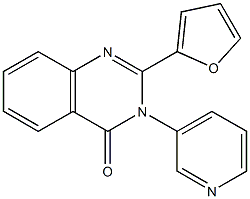 2-(2-furyl)-3-(3-pyridinyl)-4(3H)-quinazolinone Structure