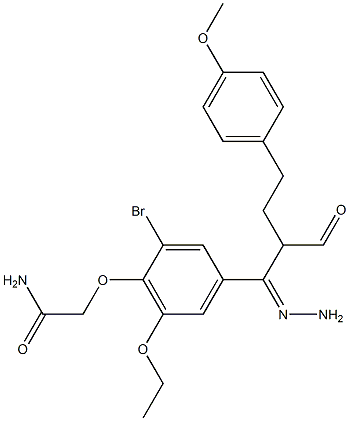 2-(2-bromo-6-ethoxy-4-{2-[4-(4-methoxyphenyl)butanoyl]carbohydrazonoyl}phenoxy)acetamide