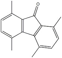 1,4,5,8-tetramethyl-9H-fluoren-9-one Struktur