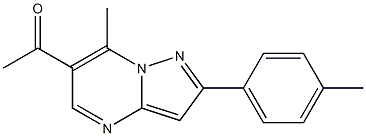 1-[7-methyl-2-(4-methylphenyl)pyrazolo[1,5-a]pyrimidin-6-yl]ethanone