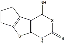 4-imino-1,5,6,7-tetrahydro-2H,4H-cyclopenta[4,5]thieno[2,3-d][1,3]thiazine-2-thione|