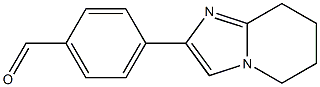 4-(5,6,7,8-tetrahydroimidazo[1,2-a]pyridin-2-yl)benzaldehyde Structure