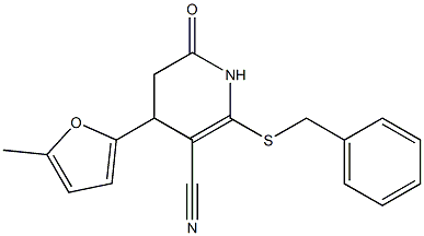  2-(benzylsulfanyl)-4-(5-methyl-2-furyl)-6-oxo-1,4,5,6-tetrahydro-3-pyridinecarbonitrile