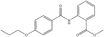 methyl 2-[(4-propoxybenzoyl)amino]benzoate|