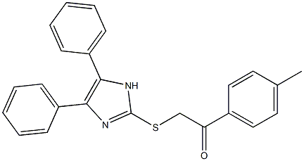 2-[(4,5-diphenyl-1H-imidazol-2-yl)sulfanyl]-1-(4-methylphenyl)ethanone