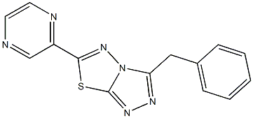 3-benzyl-6-(2-pyrazinyl)[1,2,4]triazolo[3,4-b][1,3,4]thiadiazole|