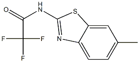 2,2,2-trifluoro-N-(6-methyl-1,3-benzothiazol-2-yl)acetamide