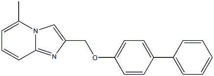 2-[([1,1'-biphenyl]-4-yloxy)methyl]-5-methylimidazo[1,2-a]pyridine