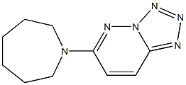 6-(1-azepanyl)tetraazolo[1,5-b]pyridazine 结构式