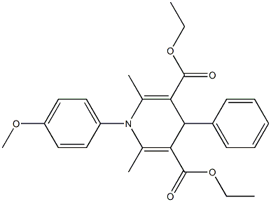 diethyl 1-(4-methoxyphenyl)-2,6-dimethyl-4-phenyl-1,4-dihydro-3,5-pyridinedicarboxylate