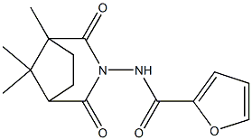 N-(1,8,8-trimethyl-2,4-dioxo-3-azabicyclo[3.2.1]oct-3-yl)-2-furamide 化学構造式