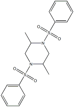  2,5-dimethyl-1,4-bis(phenylsulfonyl)piperazine