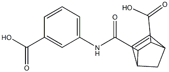 3-[(3-carboxyanilino)carbonyl]bicyclo[2.2.1]hept-5-ene-2-carboxylic acid,,结构式