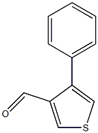 4-phenylthiophene-3-carbaldehyde Struktur