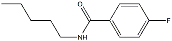 4-fluoro-N-pentylbenzamide Structure