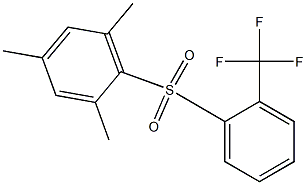 mesityl 2-(trifluoromethyl)phenyl sulfone,,结构式