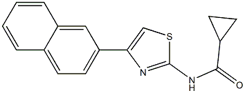 N-[4-(2-naphthyl)-1,3-thiazol-2-yl]cyclopropanecarboxamide