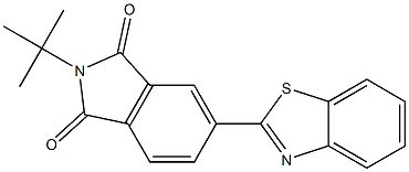 5-(1,3-benzothiazol-2-yl)-2-tert-butyl-1H-isoindole-1,3(2H)-dione Structure