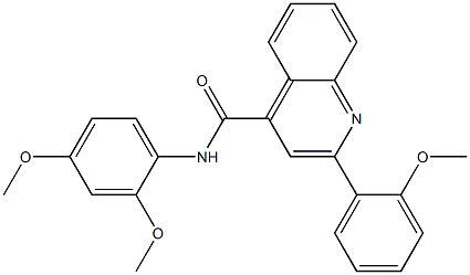 N-(2,4-dimethoxyphenyl)-2-(2-methoxyphenyl)-4-quinolinecarboxamide