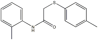  N-(2-methylphenyl)-2-[(4-methylphenyl)sulfanyl]acetamide