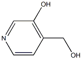 4-(hydroxymethyl)-3-pyridinol,,结构式