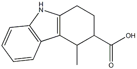 4-methyl-2,3,4,9-tetrahydro-1H-carbazole-3-carboxylic acid Struktur