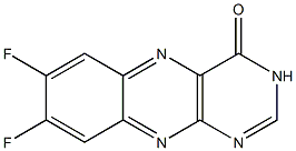 7,8-difluorobenzo[g]pteridin-4(3H)-one 结构式