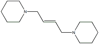 1-[4-(1-piperidinyl)-2-butenyl]piperidine 结构式