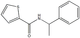 N-(1-phenylethyl)-2-thiophenecarboxamide Structure