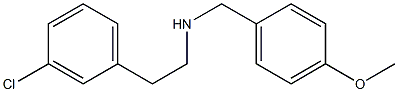  2-(3-chlorophenyl)-N-(4-methoxybenzyl)ethanamine