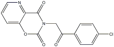 3-[2-(4-chlorophenyl)-2-oxoethyl]-2H-pyrido[2,3-e][1,3]oxazine-2,4(3H)-dione