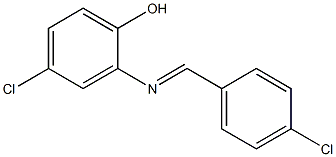  4-chloro-2-[(4-chlorobenzylidene)amino]phenol