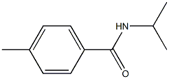 4-methyl-N-(1-methylethyl)benzamide 化学構造式