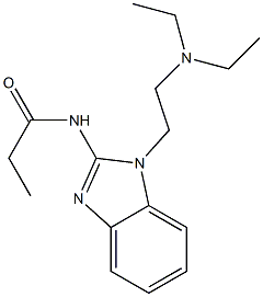 N-{1-[2-(diethylamino)ethyl]-1H-benzimidazol-2-yl}propanamide