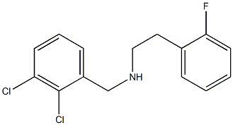 N-(2,3-dichlorobenzyl)-N-[2-(2-fluorophenyl)ethyl]amine 化学構造式