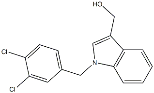 [1-(3,4-dichlorobenzyl)-1H-indol-3-yl]methanol Struktur