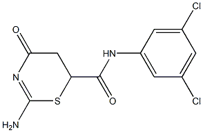  2-amino-N-(3,5-dichlorophenyl)-4-oxo-5,6-dihydro-4H-1,3-thiazine-6-carboxamide