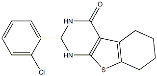 2-(2-chlorophenyl)-2,3,5,6,7,8-hexahydro[1]benzothieno[2,3-d]pyrimidin-4(1H)-one